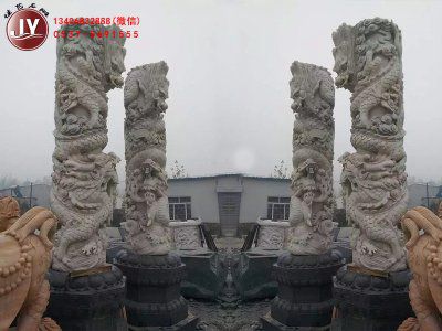石刻龙柱的来源,石雕龙柱的制作